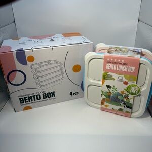 Bento Box & Bento Lunch Box Set - 2 Sets Total - NWT